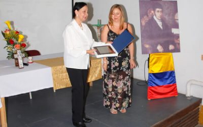 Evento entrega de placa por parte de la Alcaldía de Caldas de Reis en España