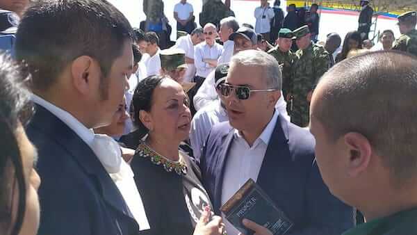 Evento de Fundacaldas por el Presidente Duque y el Ministro de Defensa